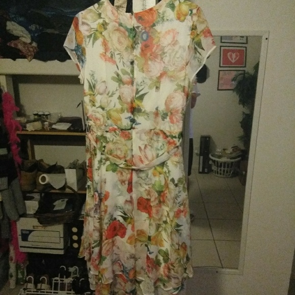 Sandra Darren floral sundress size 8, brand new - Picture 2 of 4